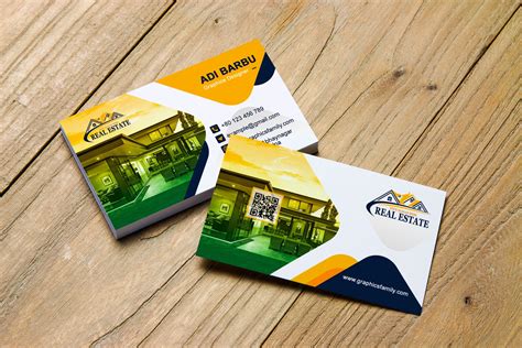 property dealer visiting card design.